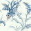 Wild Ferns Wallpaper Coordonné Indigo A00022