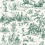 Papel pintado Bucolic Toile Coordonné Emerald A00034