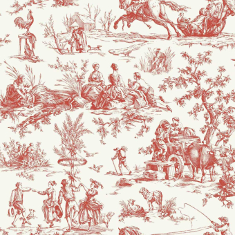 Bucolic Toile Wallpaper