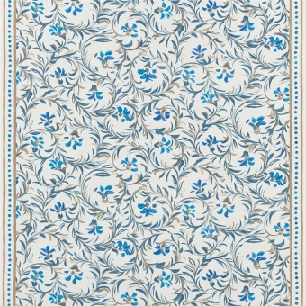 Fleur Indienne Fabric Indigo Designers Guild