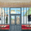 Papier peint panoramique Café de la Gare Maison Images d'Epinal 390x300 cm - 6 lés Cafe de la gare