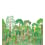 Papier peint panoramique Isio Bajii Isidore Leroy 300x330 cm - 6 lés - complet 6247101 et 6247103