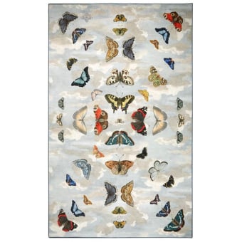 Mirrored butterfly John Derian Rug