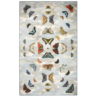 Teppich Mirrored butterfly John Derian Multicolore John Derian