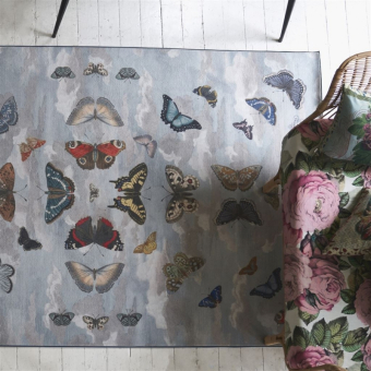 Teppich Mirrored butterfly John Derian Multicolore John Derian