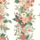 Papier peint Garden Party Trellis Rifle Paper Co. Burgundy RP7312