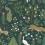 Menagerie Wallpaper Rifle Paper Co. Emerald RP7306