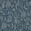 Carta da parati Menagerie Toile Rifle Paper Co. Navy & Metallic Silver RP7372