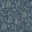 Tapete Menagerie Toile Rifle Paper Co. Navy & Metallic Silver RP7372