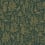 Carta da parati Menagerie Toile Rifle Paper Co. Emerald & Metallic Gold RP7373