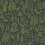 Papel pintado Menagerie Toile Rifle Paper Co. Emerald & Metallic Gold RP7373