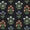 Carta da parati Mughal rosa Rifle Paper Co. Black RP7348