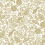 Papier peint Pomegranate Rifle Paper Co. White & Metallic Gold RP7391