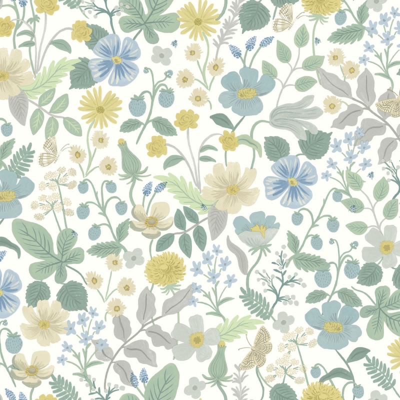 Strawberry Fields Wallpaper - Rifle Paper Co.