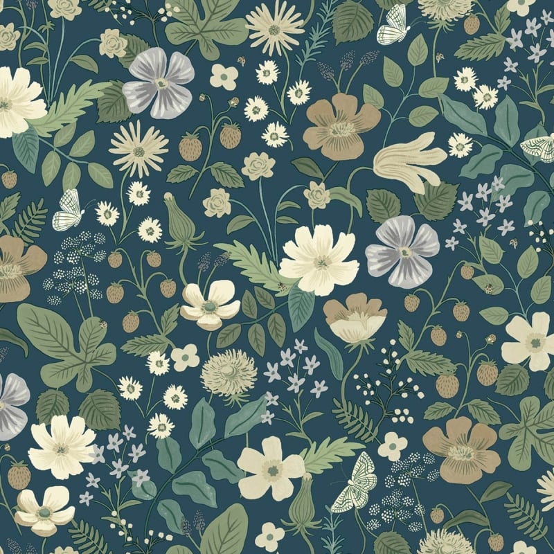 Strawberry Fields Wallpaper - Rifle Paper Co.