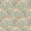 Leopard Walk Wallpaper Cole and Son Beige/Vert 109/2009