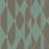 Papier peint Oblique Cole and Son Teal 105/11048