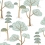 Trees Wallpaper Masureel Jade HAP102