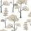 Carta da parati Trees Masureel Sand HAP103