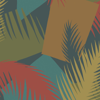 Deco Palm Wallpaper