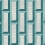 Biseau wall covering Arte Turquoise Teal 72721