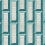 Biseau wall covering Arte Turquoise Teal 72721