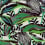 Revêtement mural Flor Imaginaria Arte Malachite Sunbird 97662