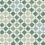 Papel pintado zellige Cole and Son Olive/Print room blue 113/11033
