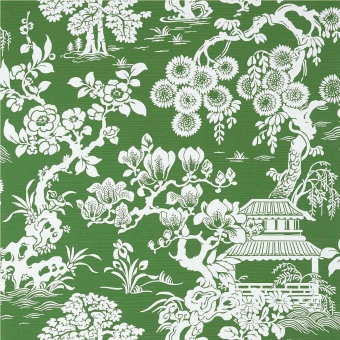 Japanese Garden Wallpaper Beige Thibaut