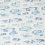 Clear Clouds Wallpaper Thibaut Beige and Blue T13318