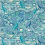 Carta da parati Heron Stream Thibaut Turquoise T13333