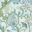Papier peint Windsor Thibaut Spa Blue T14304