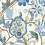Windsor Wallpaper Thibaut Blue and Yellow T14300