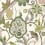 Papier peint Windsor Thibaut Brown and Green T14306