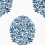 Papel pintado Ridgefield Thibaut Blue T14322