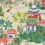 Mystic Garden Wallpaper Thibaut Cream T20824