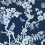 Papel pintado Yukio Thibaut Navy and White T20844