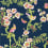 Carta da parati Yukio Thibaut Navy and Pink T20846