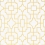 Fretwork Wallpaper Thibaut Yellow T20873