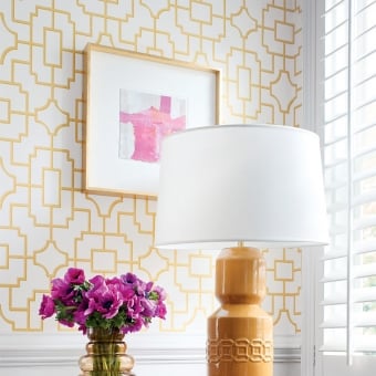 Fretwork Wallpaper