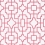 Fretwork Wallpaper Thibaut Pink T20872