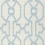 Promenade Wallpaper Thibaut Cream and Blue T277