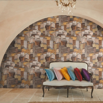Belvedere Wallpaper Ocher Code