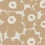 Carta da parati Unikko Marimekko Beige 25100