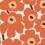 Carta da parati Unikko Marimekko Orange 25101