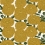 Papel pintado Primavera Marimekko Mustard 25107