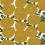 Papier peint Primavera Marimekko Mustard 25107