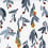 Pieni Hyhma Wallpaper Marimekko Bleu 25151