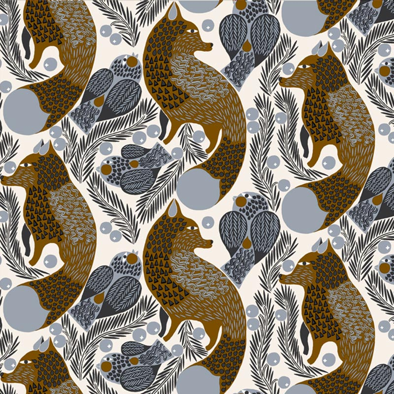 Ketunmarja Wallpaper - Marimekko