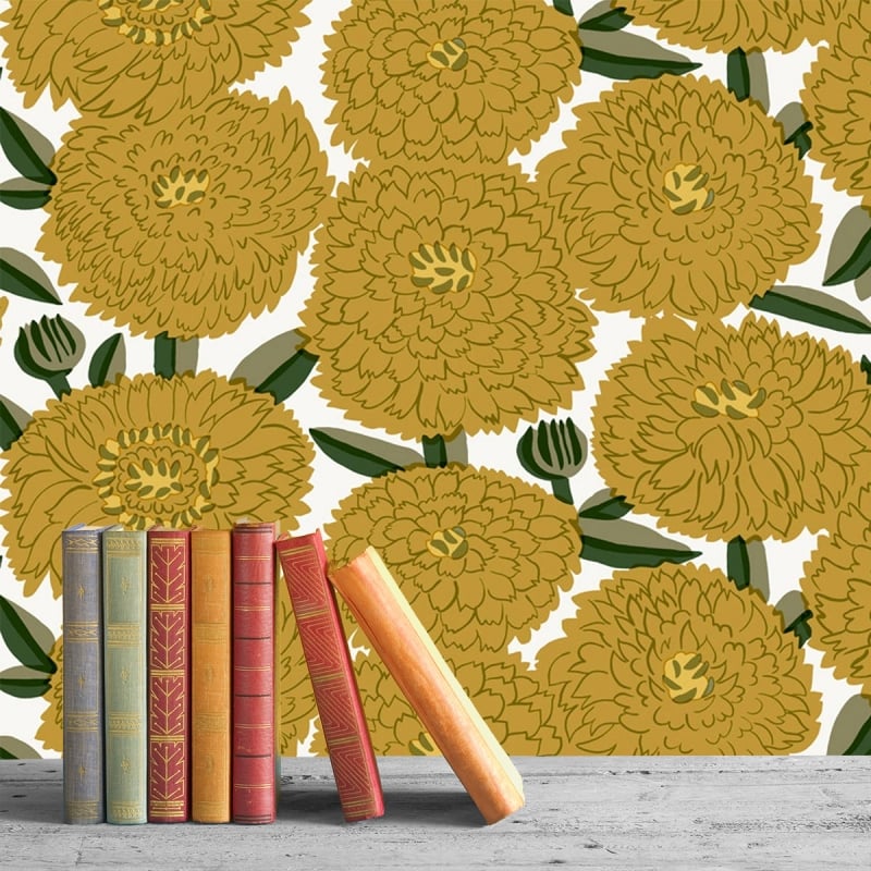 marimekko - marimekko　Primavera　ファブリックパネル primavera-wallpaper-marimekko.jpg